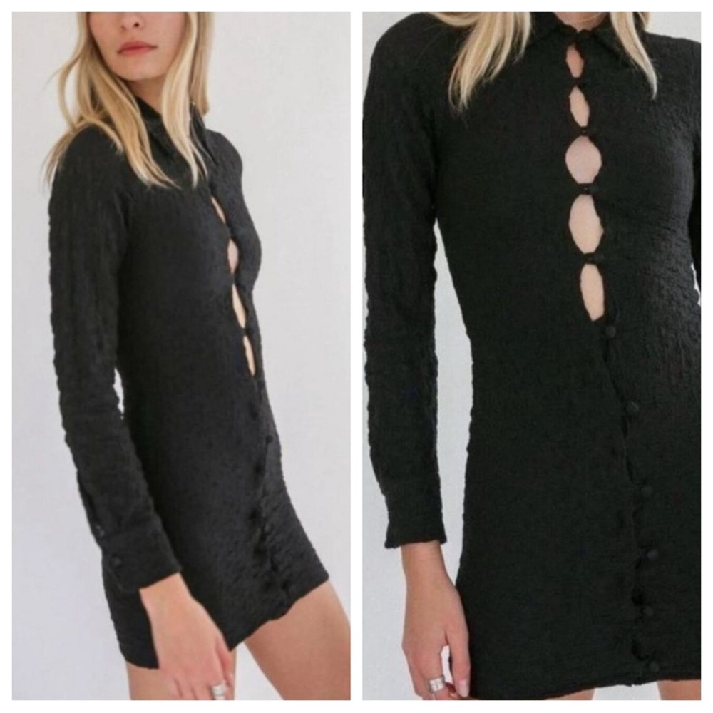Trois Black The Label Cherie Mini Dress Size 0 - 38127